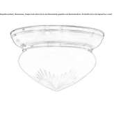 Brass ceiling lamp Dolyna