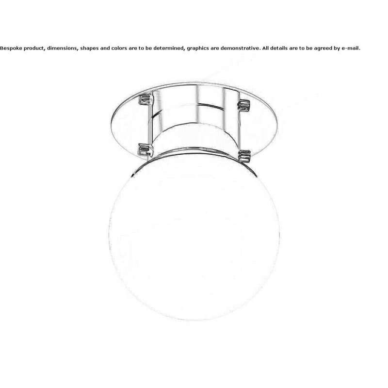 Mosiężna lampa sufitowa do łazienki Hoboken Mosiężna lampa sufitowa do łazienki Hoboken