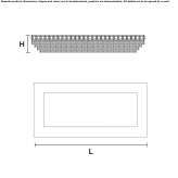 Żarówkowa, metalowa lampa sufitowa z kryształkami Palanca