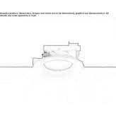 Wpuszczana lampa sufitowa Coral® Potuga