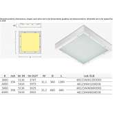 Steel LED ceiling lamp Kayacik