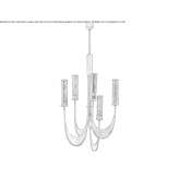 Metal ceiling lamp in a modern style Sviblovo