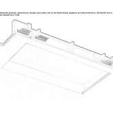 Coral® wall lamp/ceiling lamp Regny