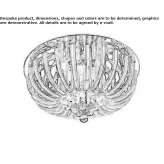 Crystal LED ceiling lamp Clamart