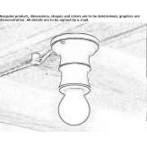 Ceramiczna lampa sufitowa Almachar