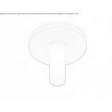 Ceiling lamp made of borosilicate glass Cameta