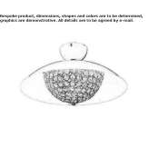 Metal LED ceiling lamp Riogordo