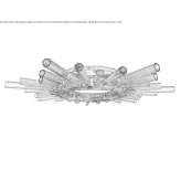 Brass ceiling lamp Brzozow
