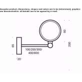 Adjustable ceiling lamp Tychero