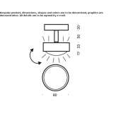 Regulowana lampa sufitowa Livorno