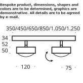 Metal ceiling lamp Czapury