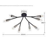 Metal ceiling lamp Bonbeach