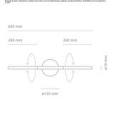 LED mirror lamp made of aluminum Kappeln