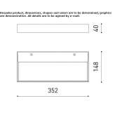 Aluminum LED wall lamp Wolcott