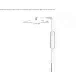 Aluminum wall lamp with a fixed arm Exochi