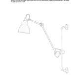 Wall lamp with a swing arm Capralba