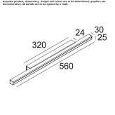 Metal LED wall lamp Kolbaeck