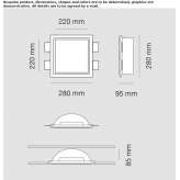 Cristaly® recessed wall lamp Ercek