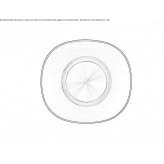 Lampa ścienna z dmuchanego szkła Tantava