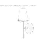 Metal wall lamp Uvalde