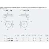 Adjustable LED wall lamp Gueibale