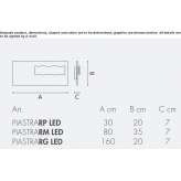 Iron LED wall lamp Monett