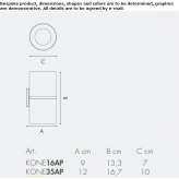 Aluminum LED wall lamp Hadsten