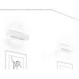 Cementowa lampa ścienna Kaarina