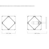 Metal wall lamp Mielan