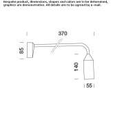 Aluminum LED outdoor wall lamp Chepes