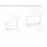 Plaster wall lamp Kaarina