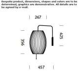 Polimerowa lampa ścienna Livadhja