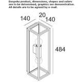 Metal LED wall lamp Ostoros