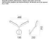 Adjustable metal LED wall lamp Beverce