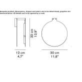 Kinkiet metalowy malowany diodami LED Tapping