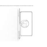 Metal LED wall lamp Padria