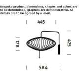 Polymer wall lamp Livadhja