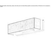 Aluminum LED wall lamp Yanaca