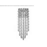 Crystal LED wall lamp Seguin