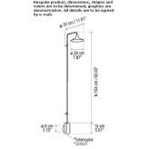 Lampa ścienna LED z aluminium, bezprzewodowa Bogdanci