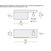 Adjustable reading light on the board Pomerode