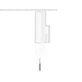 LED wall lamp made of metal and opal glass Burwash