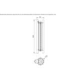 Aluminum LED wall lamp Selkirk