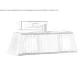 Fabric wall lamp Hoves