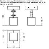 Adjustable LED wall lamp Mstow