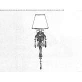 Crystal wall lamp with Swarovski® crystals Frastanz