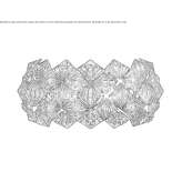 Wall lamp with crystals Moorooka