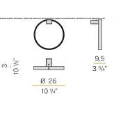 Aluminum LED wall lamp Buje