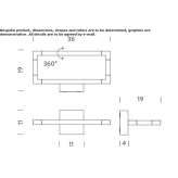 Adjustable LED wall lamp in extruded aluminum Smecno