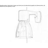 Wall lamp for the bathroom Baides